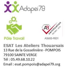 ESAT Les Ateliers Thouarsais (ESAT), 79100 Sainte-Verge (Deux-Sèvres)