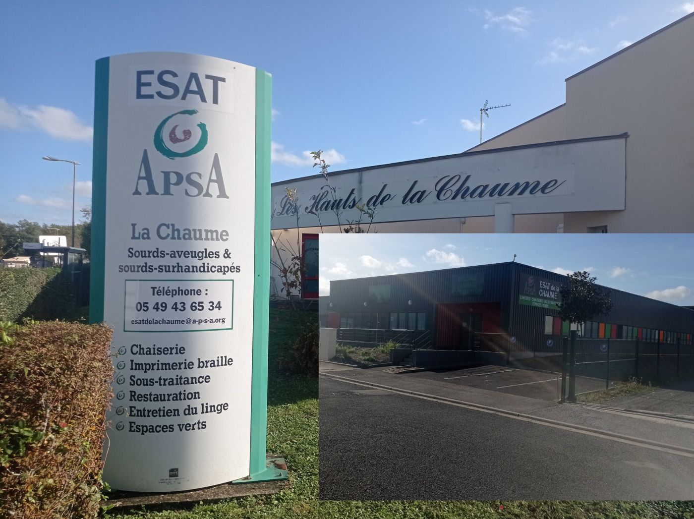 ESAT de la Chaume (Groupe VYV) (ESAT), 86280 Saint-Beno&icirc;t (Vienne)