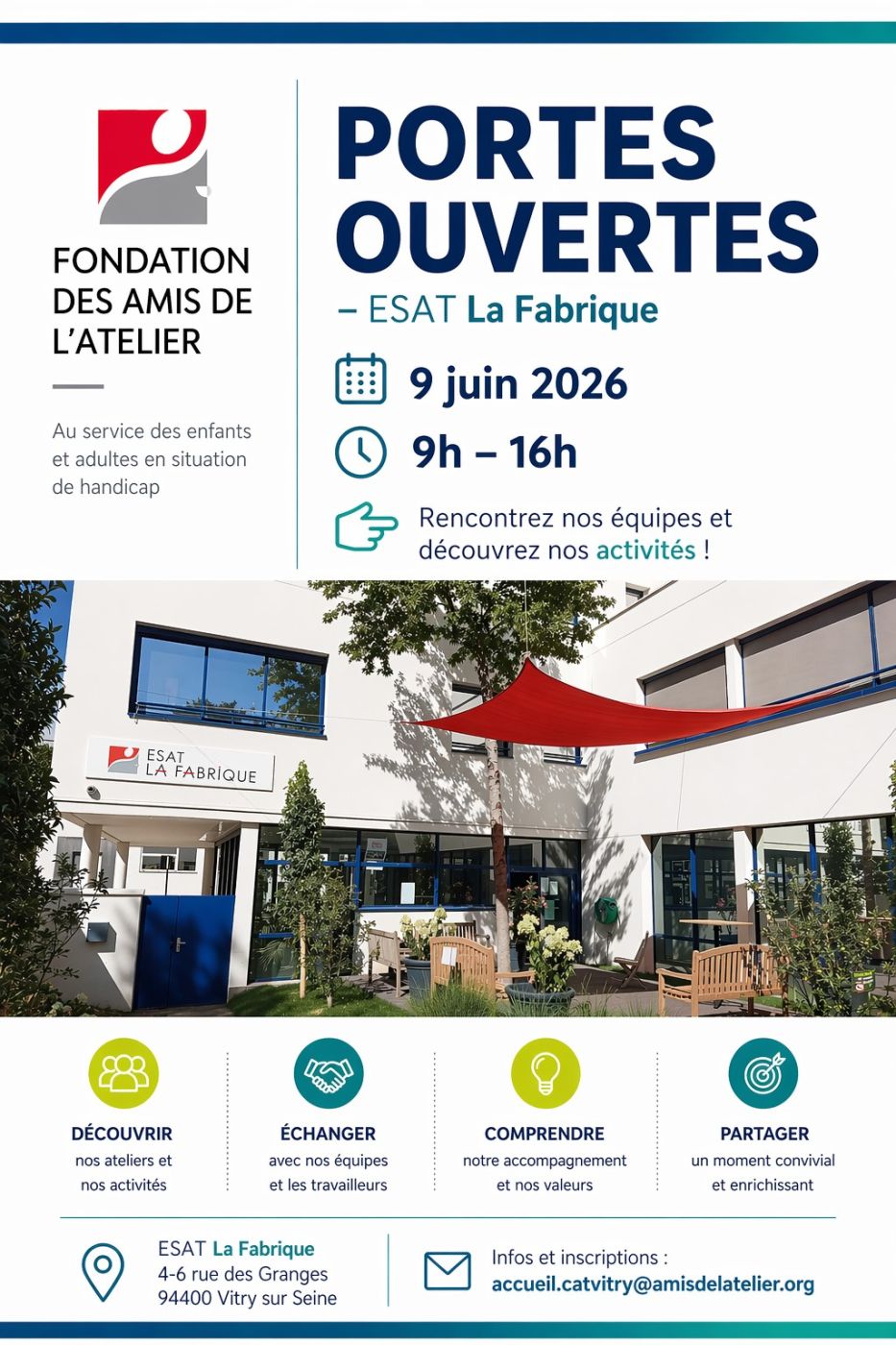 ESAT et entreprises adaptées du groupement Fondation des Amis de l'Atelier